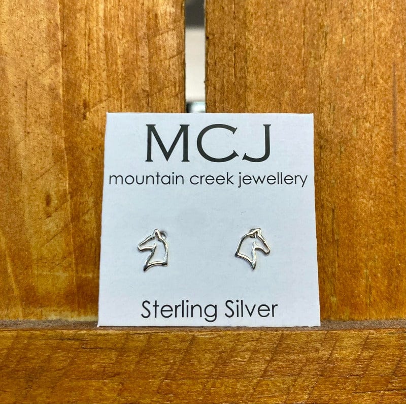 Mountain Creek Jewellery MCJ Studs Horse Head