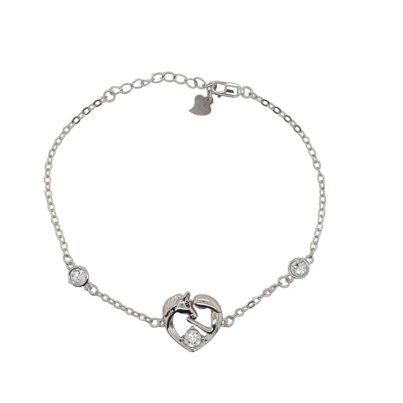 Mountain Creek Jewellery Mountain Creek Jewellery Bracelet Horse in Heart