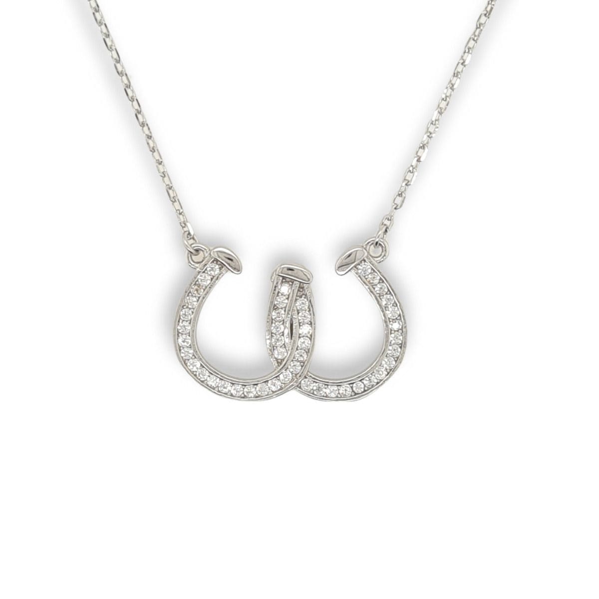 Mountain Creek Jewellery Mountain Creek Jewellery Double Horse Shoe Pendant (PB0526)