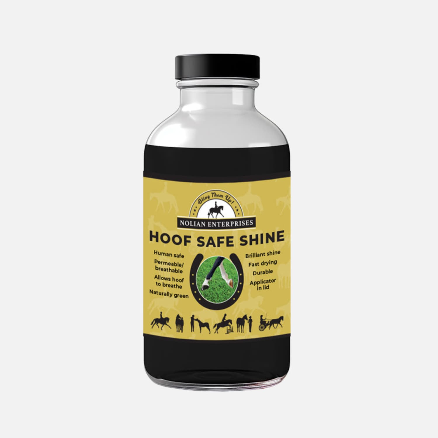 Nolian Enterprises Vet - Feed 220ml / Black Nolian Enterprises Hoof Safe Shine