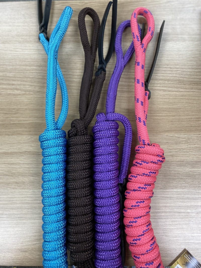 Nungar Knots Lead Ropes 10ft / Black Blue Nungar Knots 12mm Clipless Lead Rope (NUNGARLEAD)