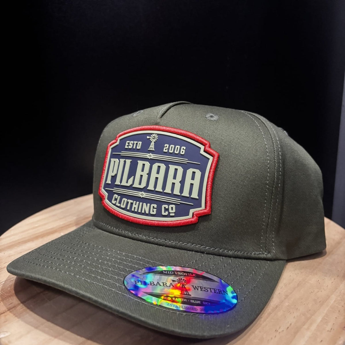 Pilbara Caps Olive Pilbara Cap Trucker Clothing Co.