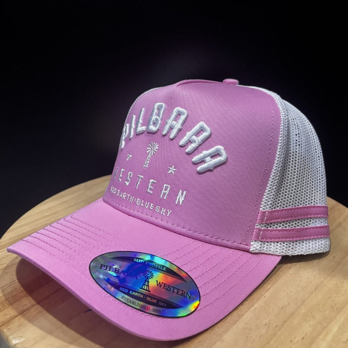 Pilbara Caps Pink/White Pilbara Cap Classic Trucker