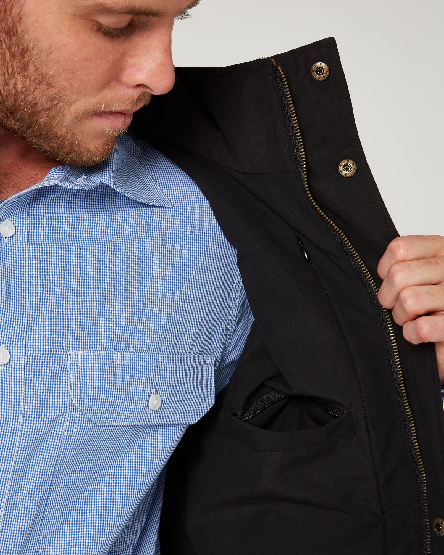 Pilbara Mens Jumpers- Jackets - Vests Pilbara Vest Mens Two-Tone