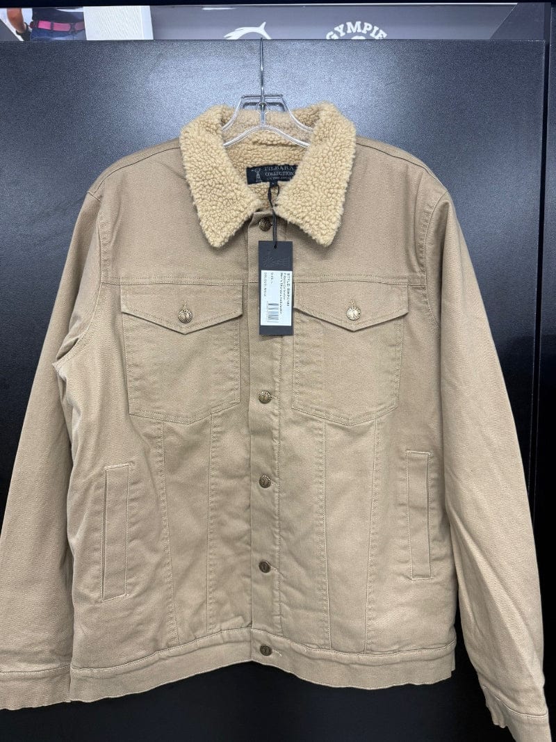 Pilbara Mens Jumpers, Jackets & Vests S / Wheat Pilbara Jacket Mens Sherpa Lined