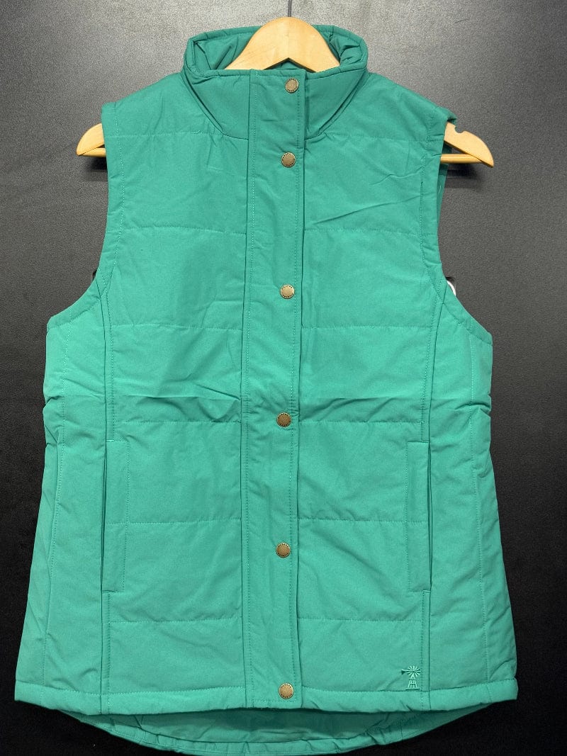 Pilbara Womens Jumpers, Jackets & Vests 06 / Shamrock Pilbara Vest Womens
