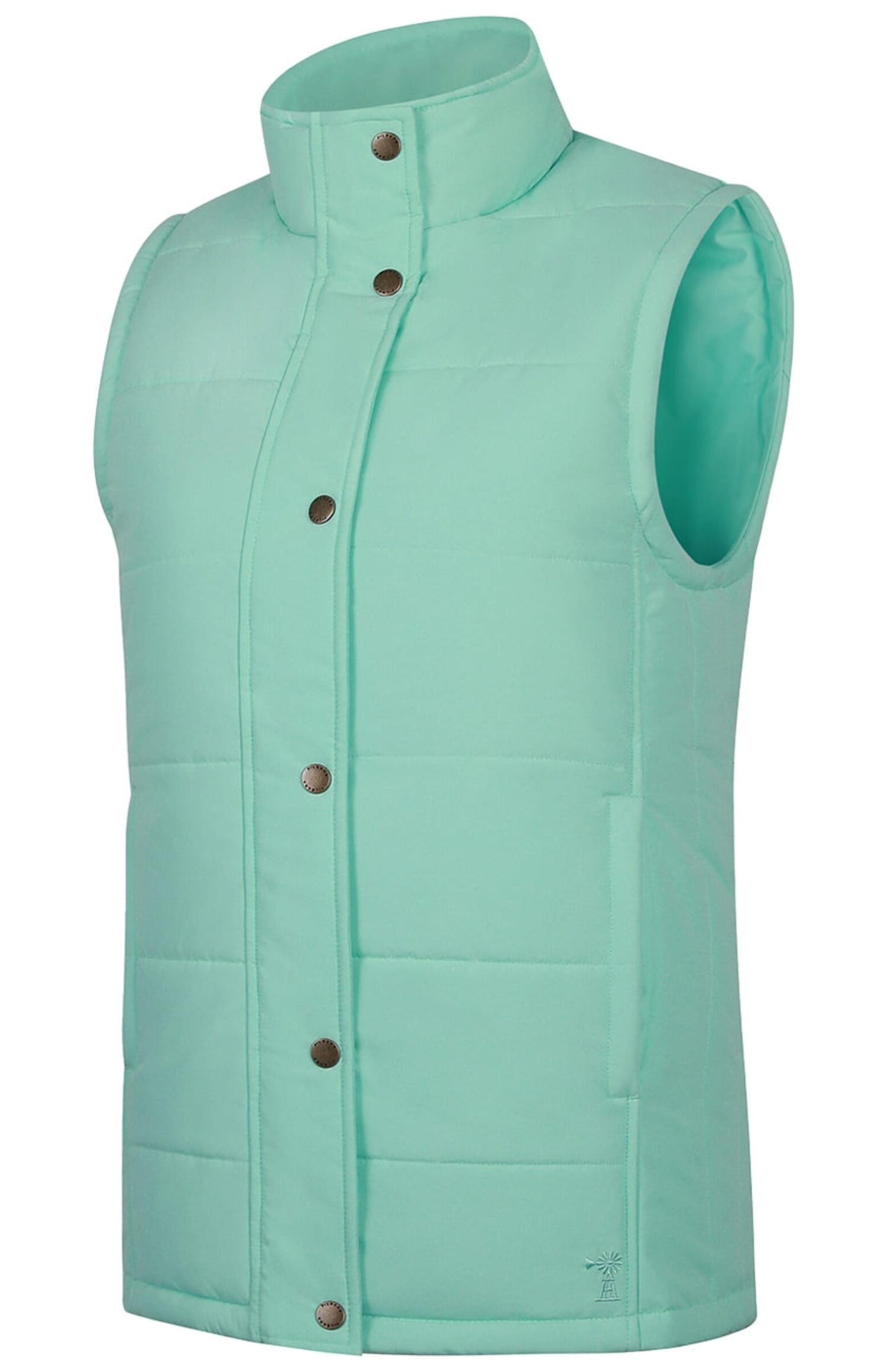 Pilbara Womens Jumpers- Jackets - Vests 08 / Beach Glass Pilbara Vest Womens