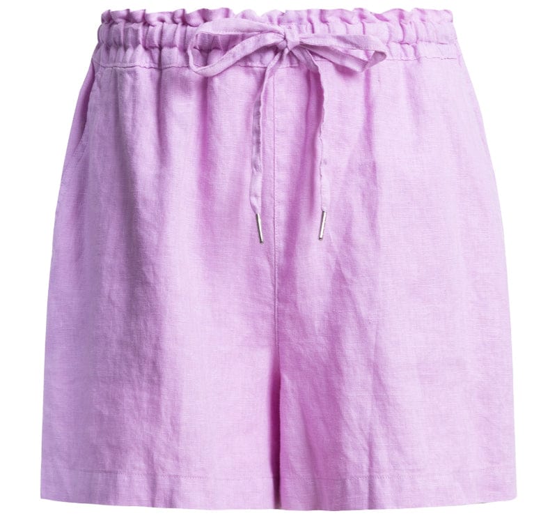 Pilbara Womens Shorts- Skirts - Dresses 08 / Pink Pilbara Shorts Womens Olivia Linen
