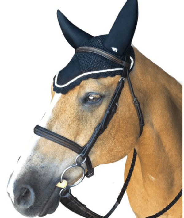 Plughz Saddle Pads English Black Plughz Sound off Ear Net
