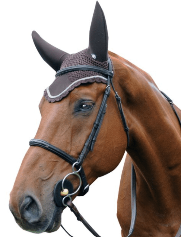 Plughz Saddle Pads English Brown Plughz Sound off Ear Net