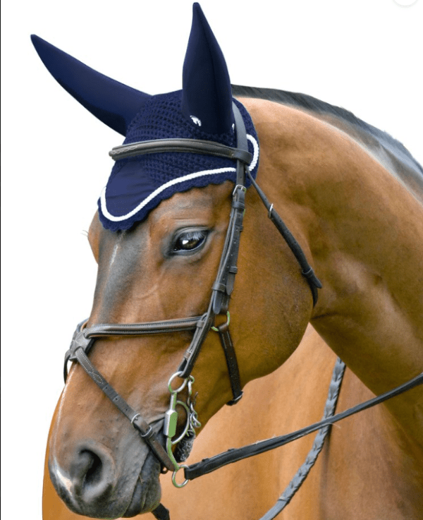 Plughz Saddle Pads English Navy Plughz Sound off Ear Net