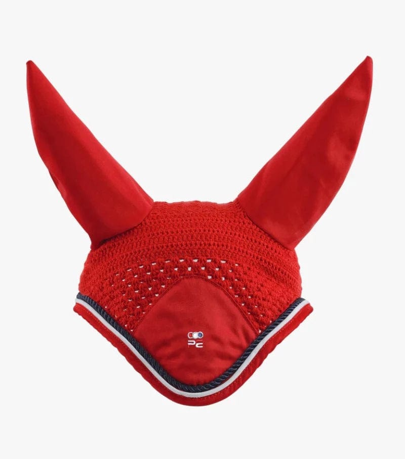 Premier Equine Fly Masks & Bonnets Cob / Red Premier Equine Fly Bonnet (6075)