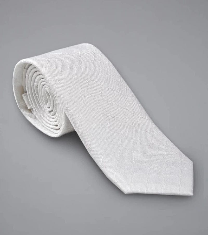 Premier Equine Mens Riding Attire White Premier Equine Tie Mens Silk (4155)