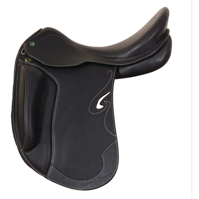 Prestige Saddles 17/34 / Tobacco Prestige Passion K Dressage Saddle Tobacco Brown - DEMO MODEL
