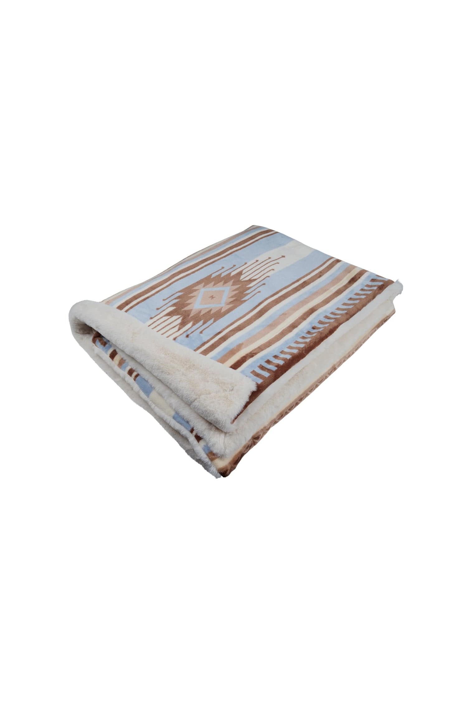 Pure Western Gifts - Homewares Natural/Blue Pure Western Blanket Ellery