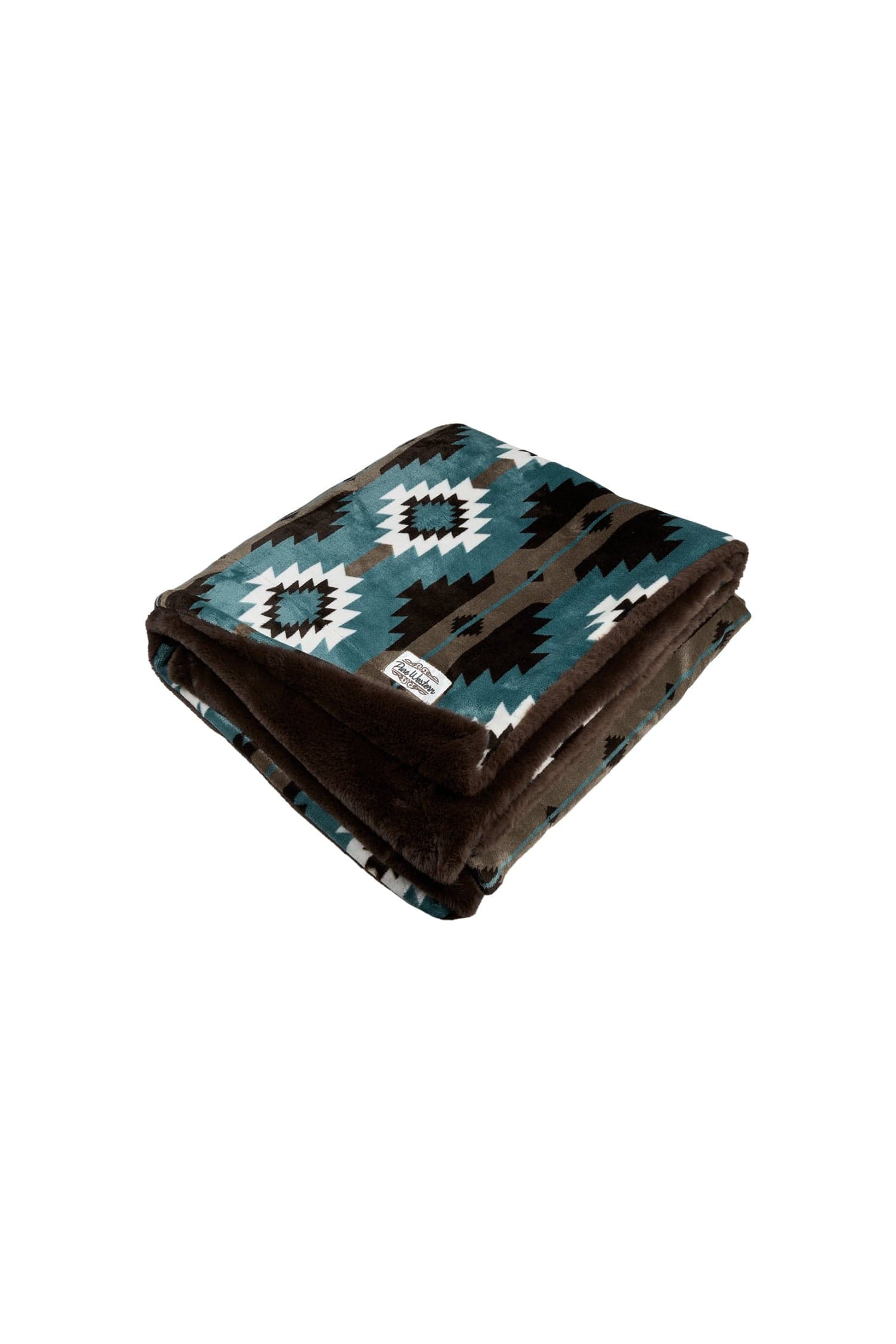 Pure Western Gifts - Homewares Teal/Chocolate Pure Western Blanket Samara