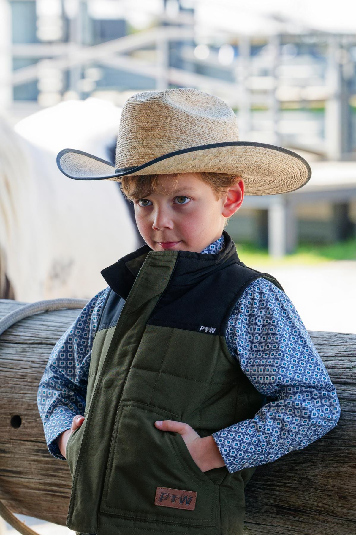 Pure Western Hats OSFA / Straw Pure Western Hat Joven