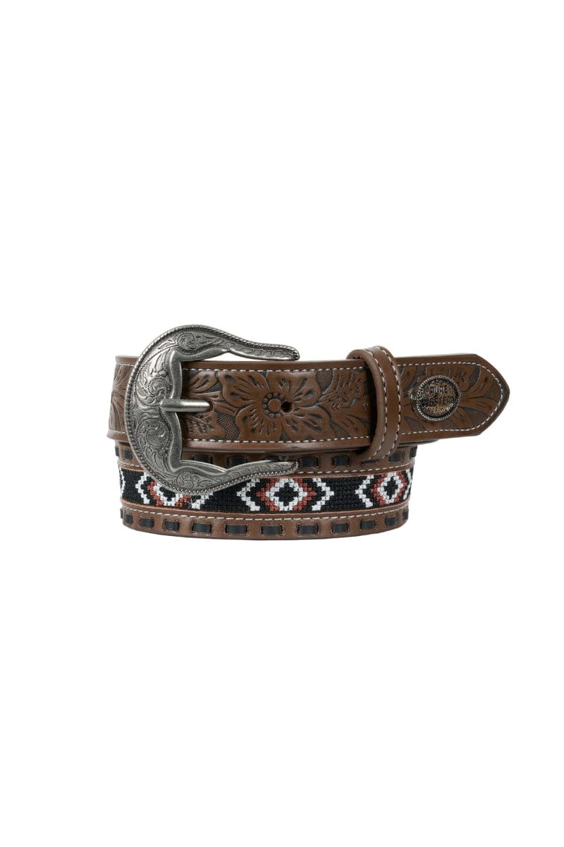 Pure Western Kids Belts XS / Dark Tan Pure Western Belt Kids Gordan
