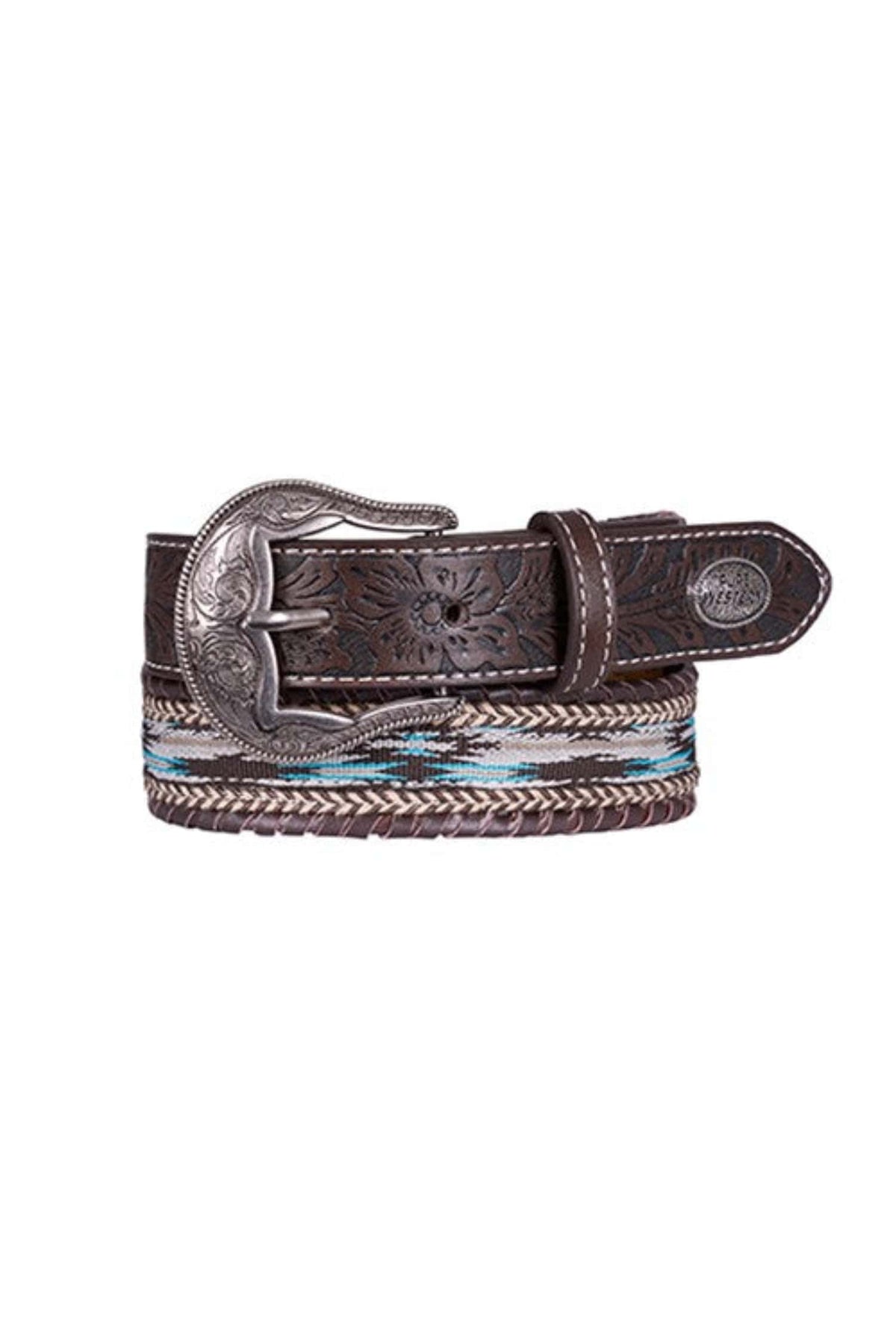 Pure Western Kids Belts XS / Dark Tan Pure Western Belt Kids Lyton