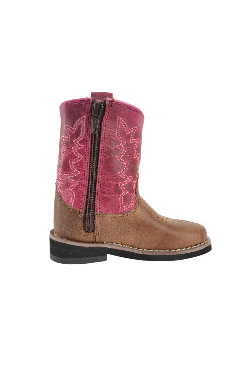 Pure Western Kids Boots & Shoes Pure Western Boots Toddler Molly Pink (PCP78070T)