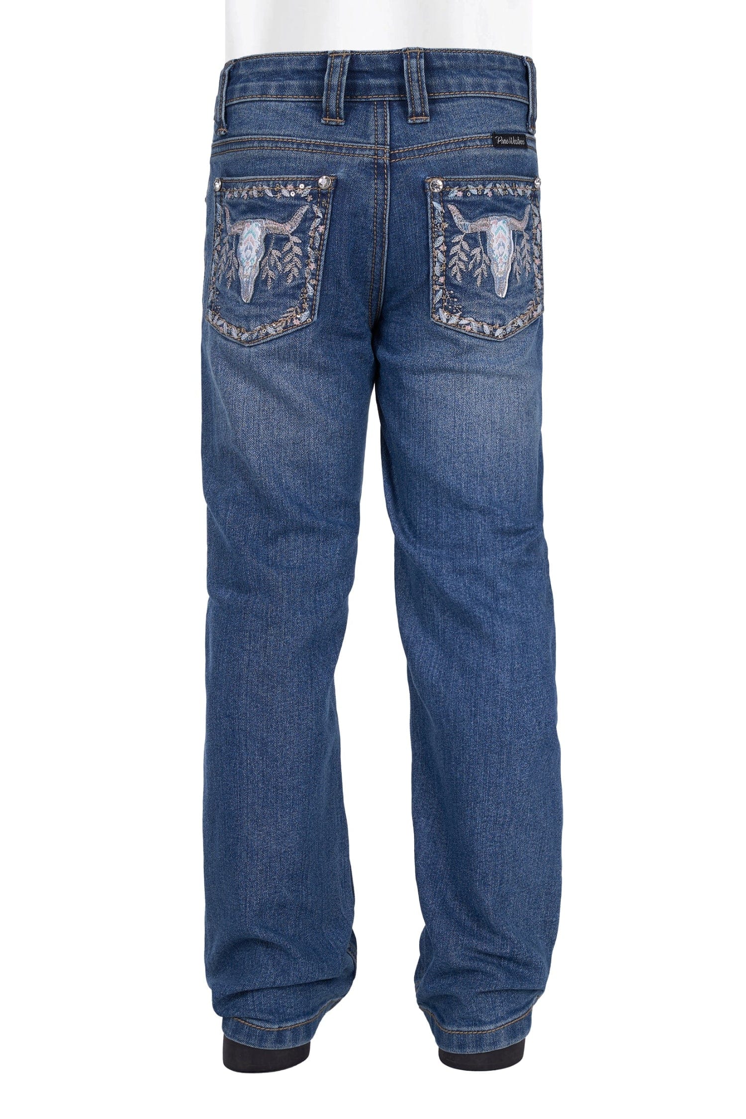Pure Western Kids Jeans 02 / Retro Blue Pure Western Jeans Girls Ariana Bootcut