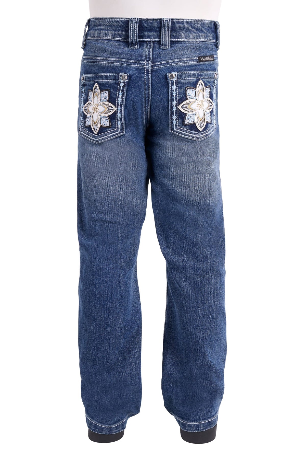 Pure Western Kids Jeans 02 / Retro Blue Pure Western Jeans Girls Bella Bootcut