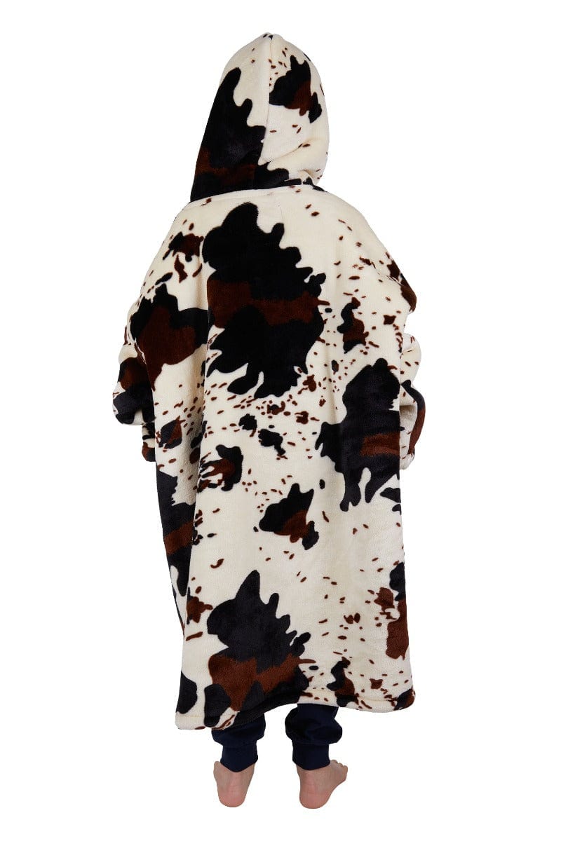 Pure Western Kids Jumpers, Jackets & Vests Pure Western Snuggle Hoodie Kids Cow Print