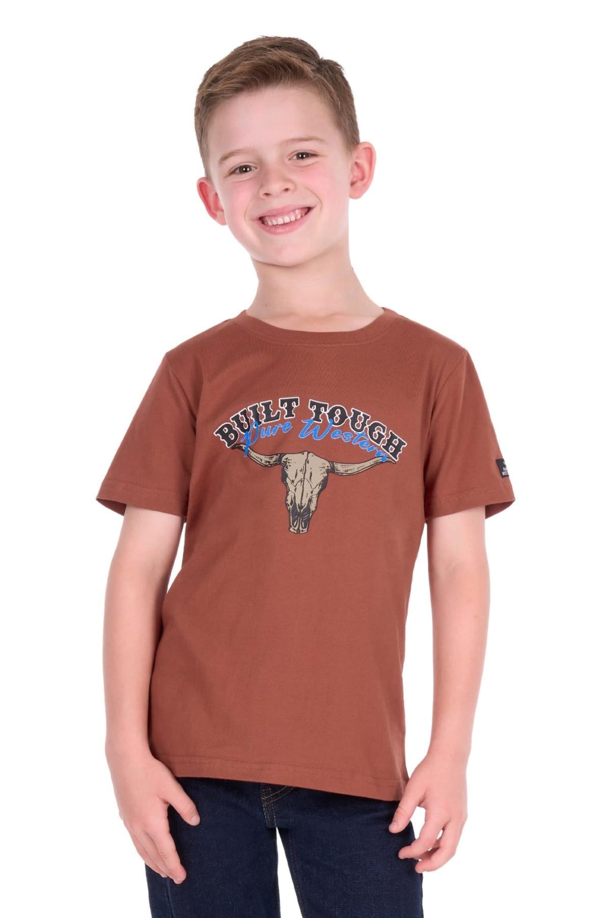 Pure Western Kids Shirts 04 / Rust Pure Western Tee Boys Chris