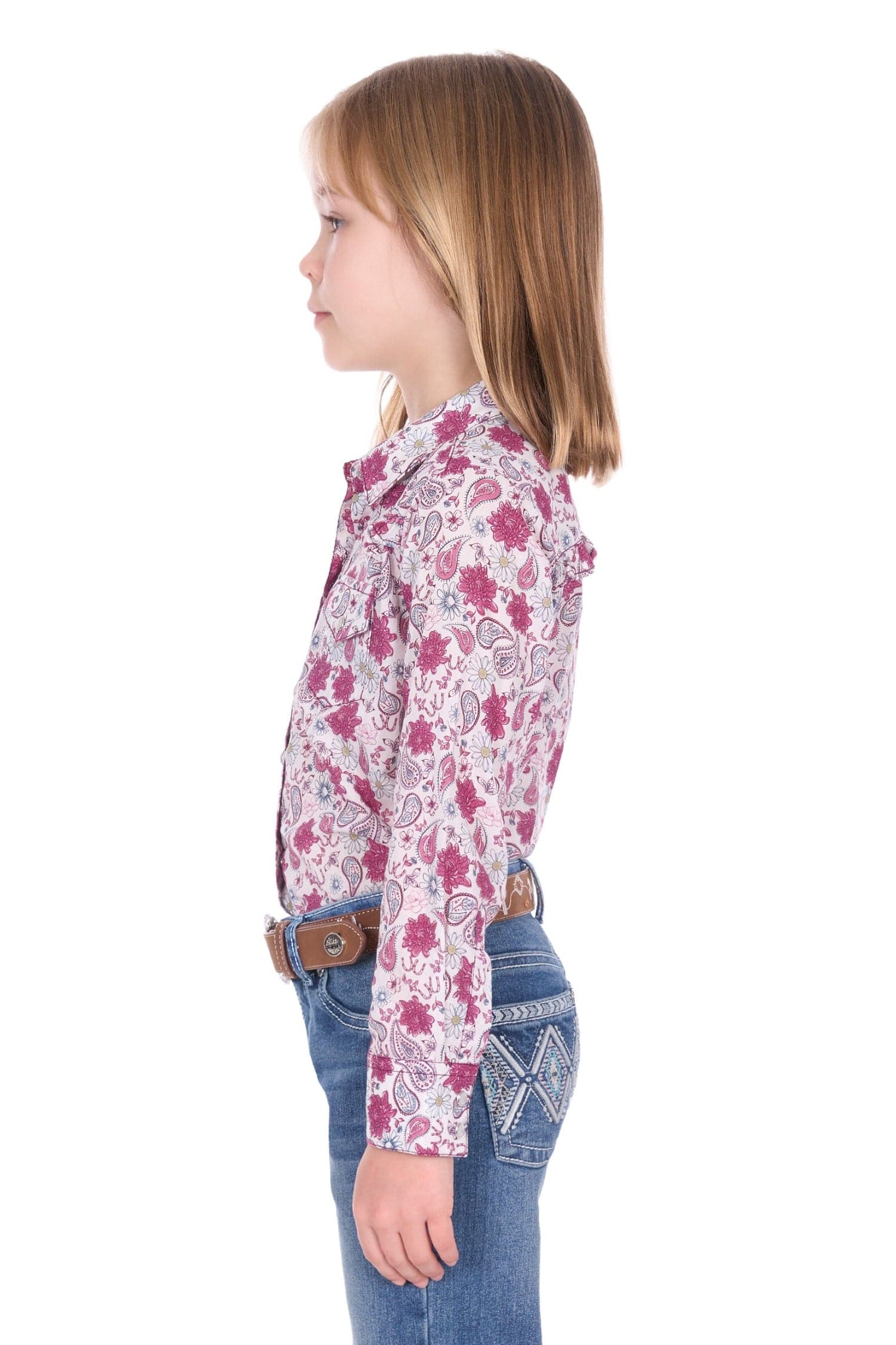 Pure Western Kids Shirts Pure Western Shirt Girls Marsha