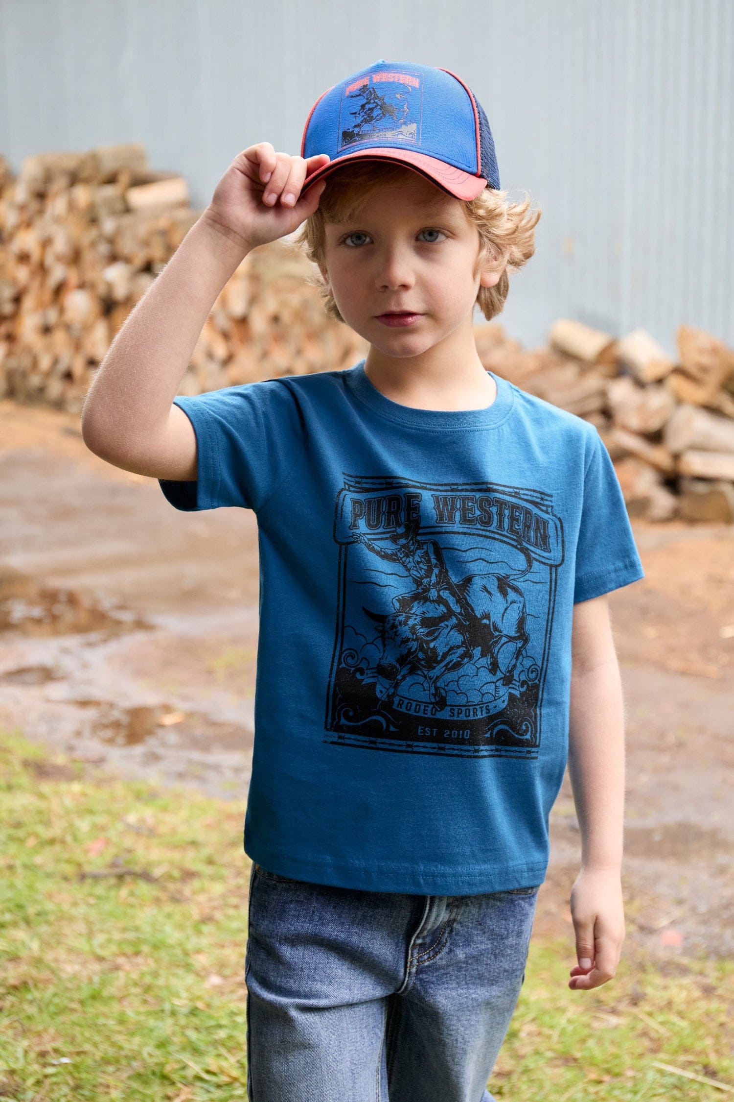 Pure Western Kids Shirts Pure Western Tee Boys Rodeo