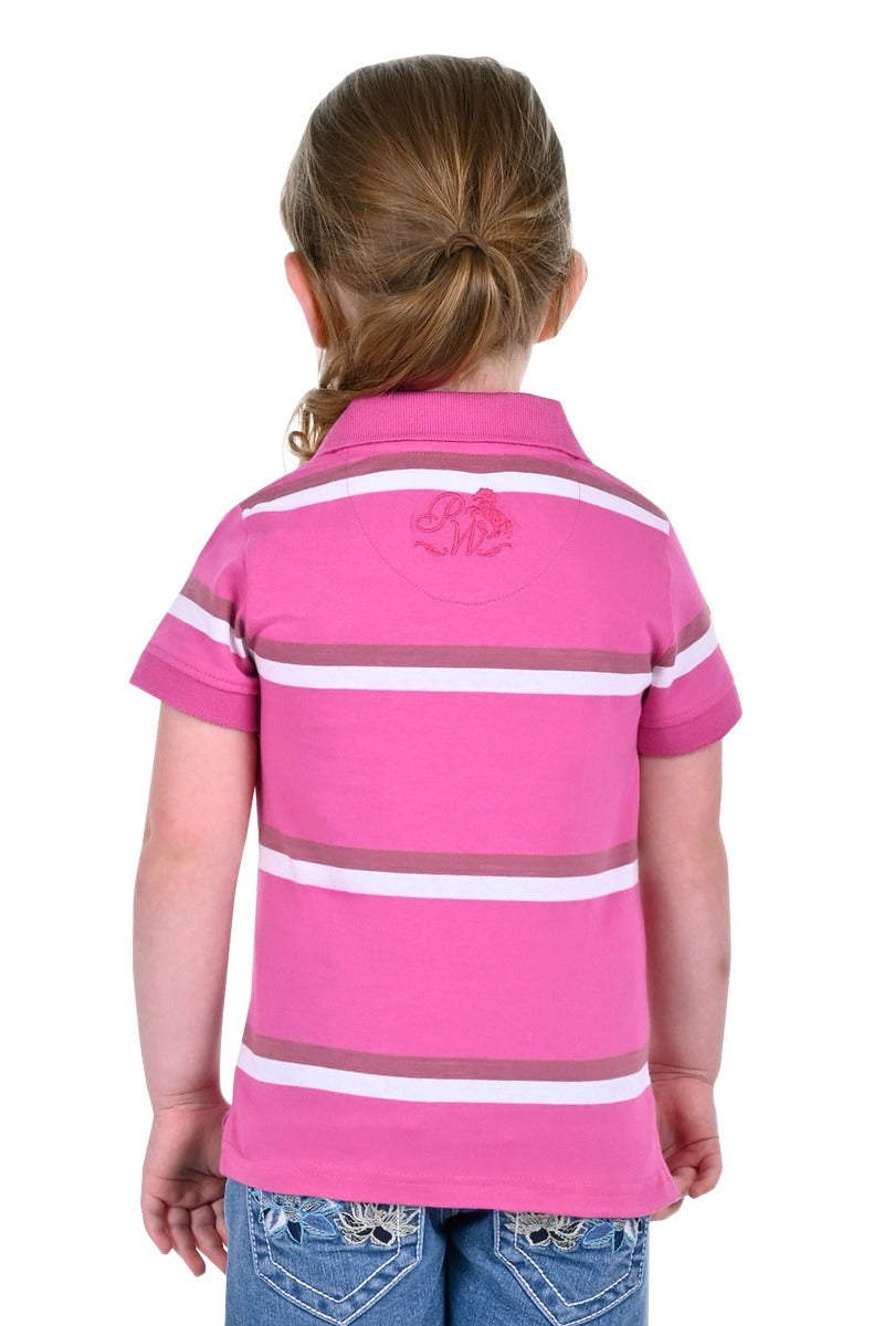 Pure Western Kids Tops Pure Western Polo Girls Emerie (P3S5563694)