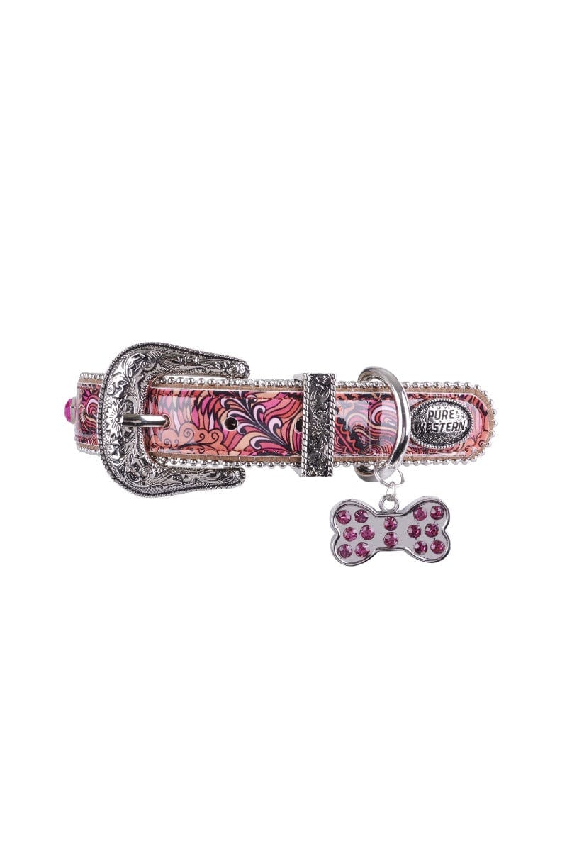 Pure Western Pet Accessories XS / Pink Pure Western Dog Collar Baxter