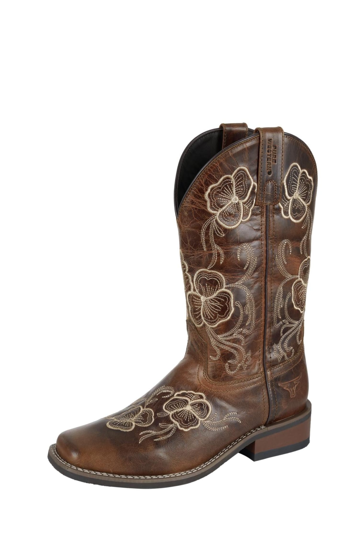 Pure Western Womens Boots - Shoes WMN 6 / Dark Brown Pure Western Boots Womens Brazos