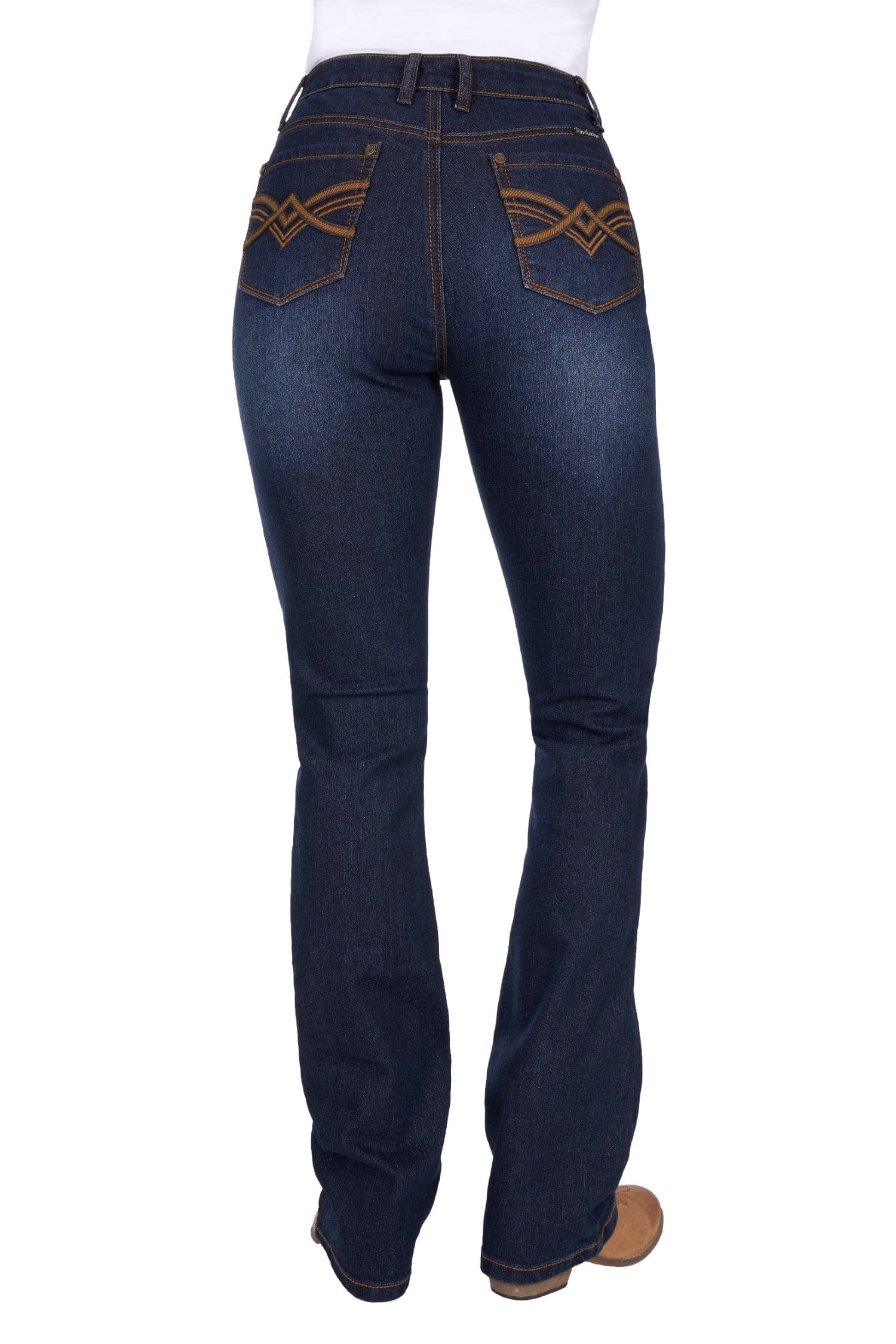 Pure Western Womens Jeans 06x34 / Dark Ink Pure Western Jeans Womens Nova High Rise Bootcut