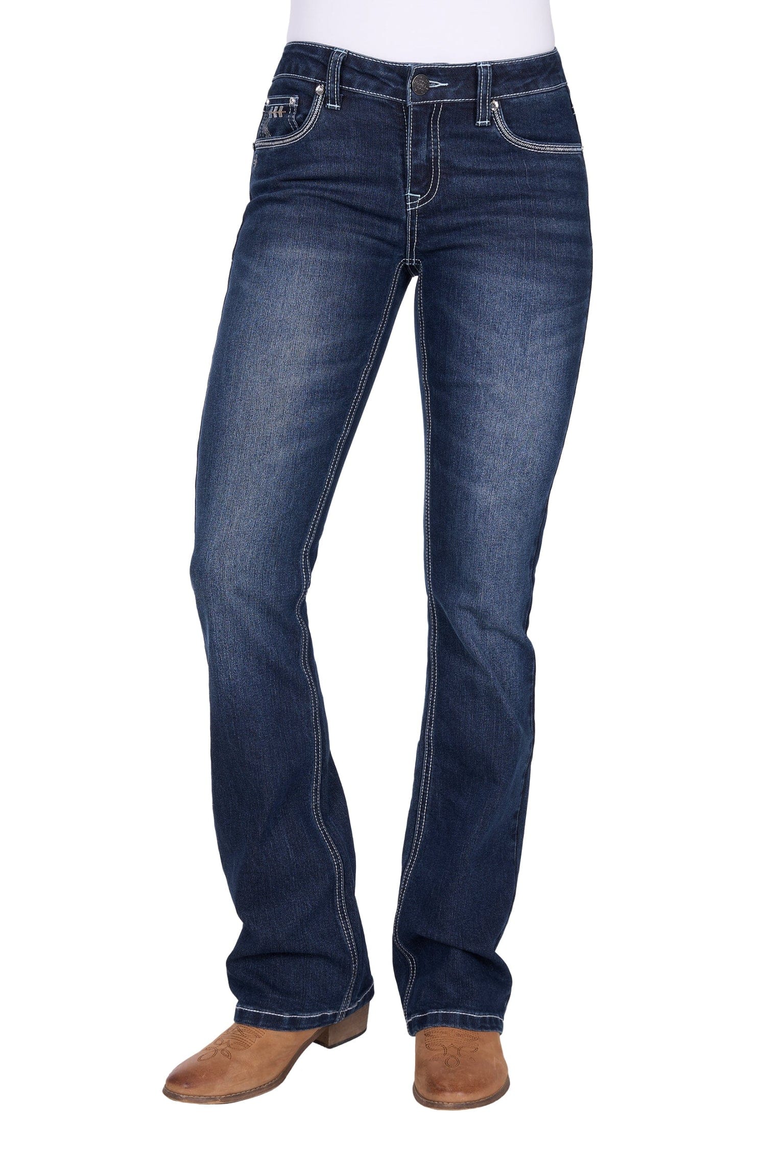 Pure Western Womens Jeans Pure Western Jeans Womens Raven Bootcut