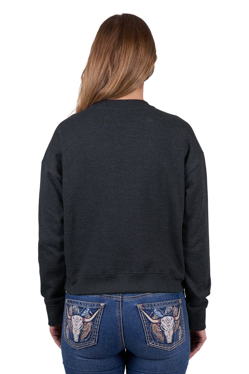 Pure Western Womens Jumpers, Jackets & Vests Pure Western Jumper Womens Clara Crew