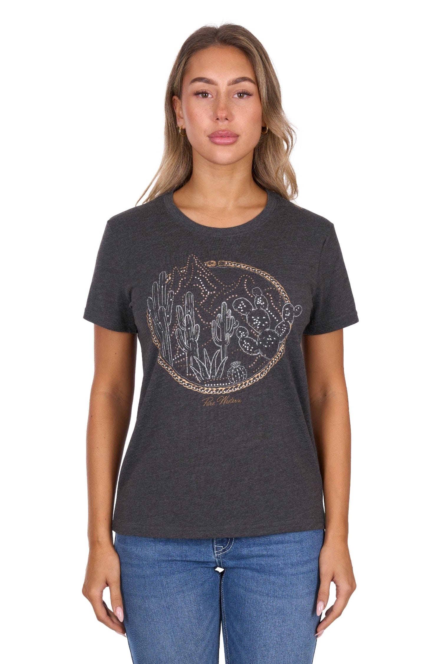 Pure Western Womens Shirts Pure Western Tee Womens Destiny