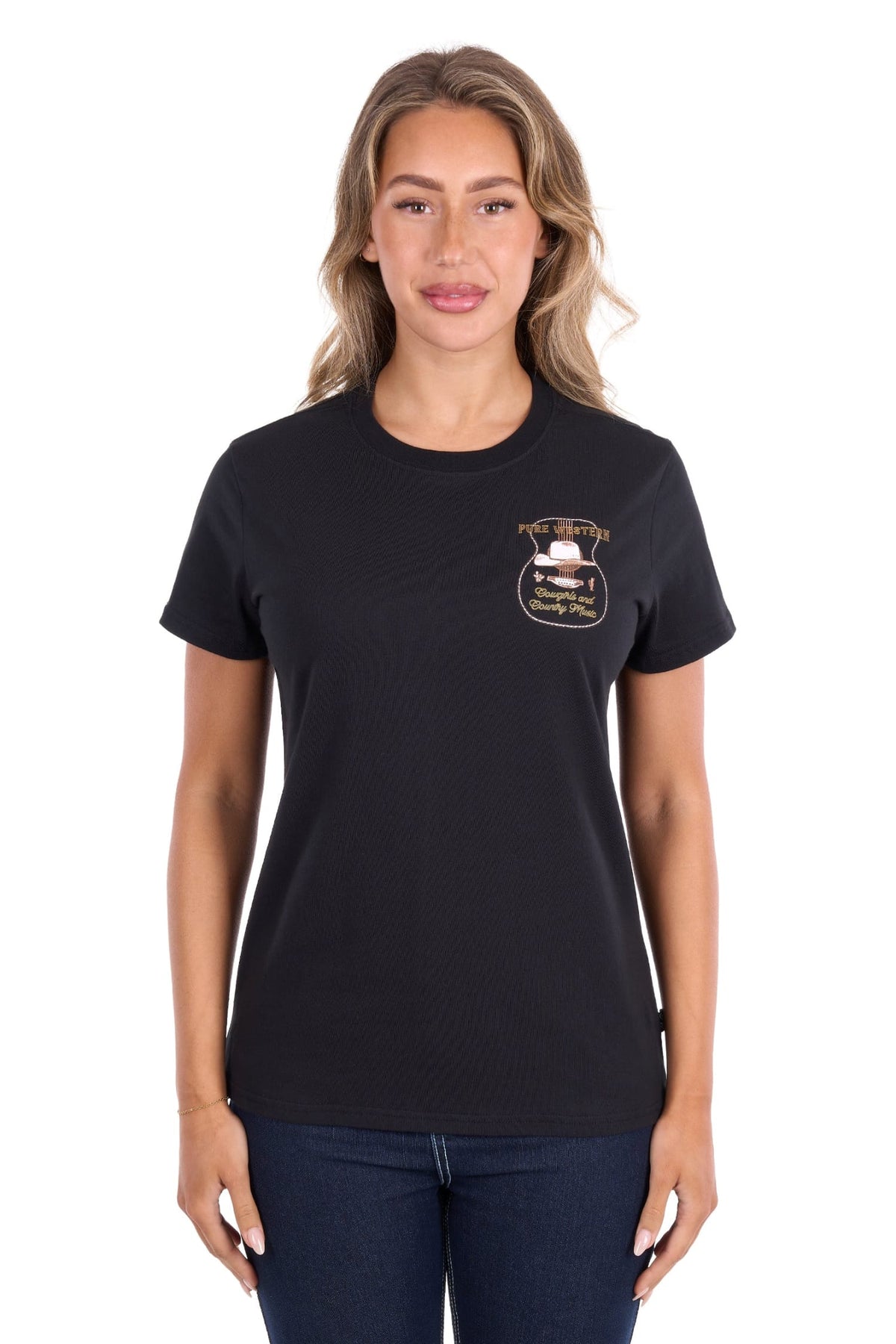 Pure Western Womens Shirts Pure Western Tee Womens Misty