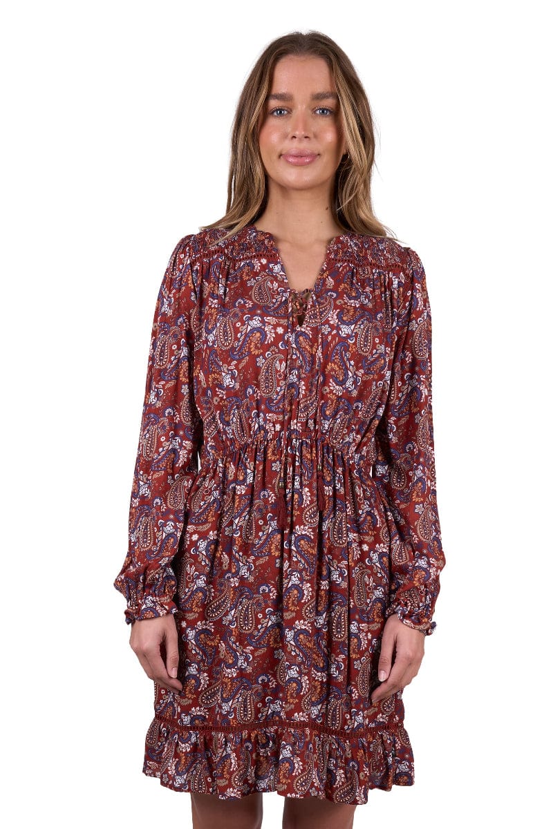 Pure Western Womens Shorts, Skirts & Dresses 08 / Rust Pure Western Dress Womens Brady