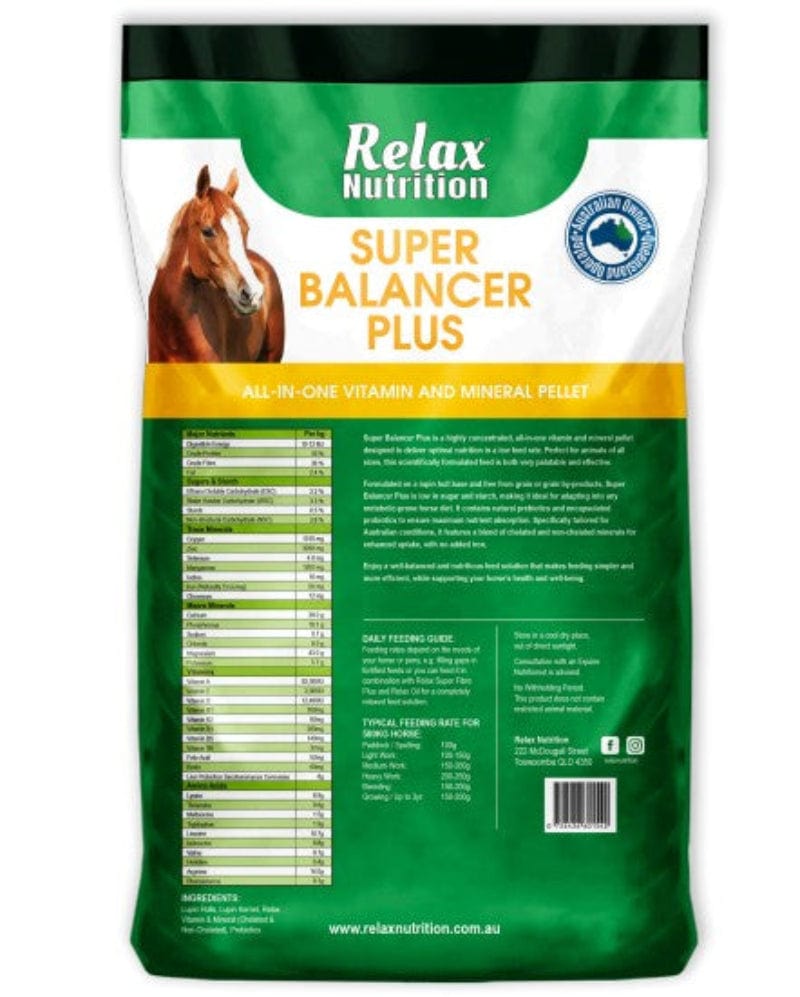 QPD Vet - Feed 8kg Relax Nutrition Super Balancer Plus