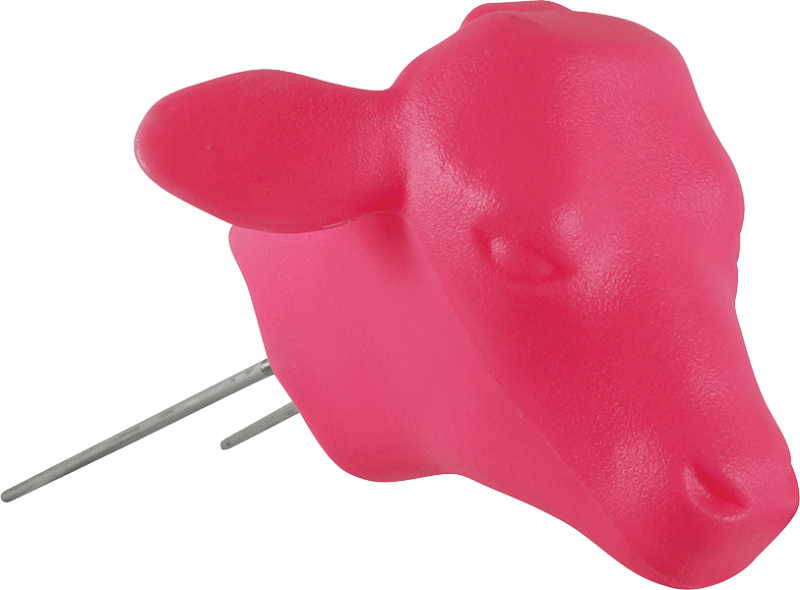 Rattler Rodeo Equipment Pink Rattler Calf Head Logo