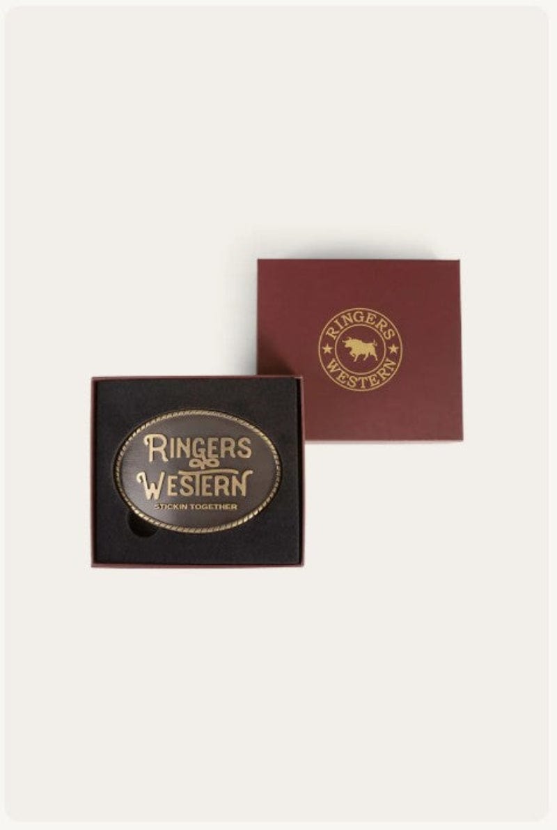 Ringers Western Belt Accessories Gold Ringers Western Belt Buckle Kelby
