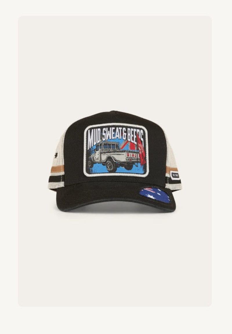 Ringers Western Caps Black Ringers Western Cap Trucker Mud Sweat Beers
