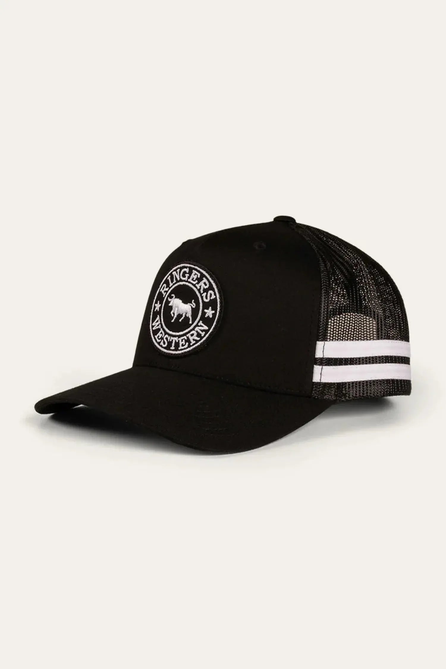 Ringers Western Caps Black White Ringers Western Cap McCoy Trucker