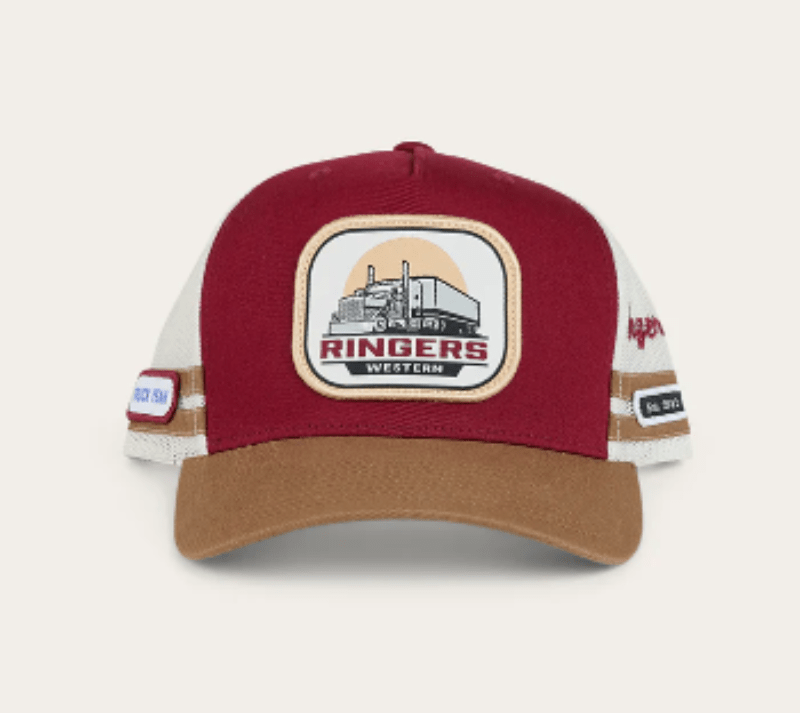 Ringers Western Caps Burgundy/Clay Ringers Western Cap Trucker Big Rig