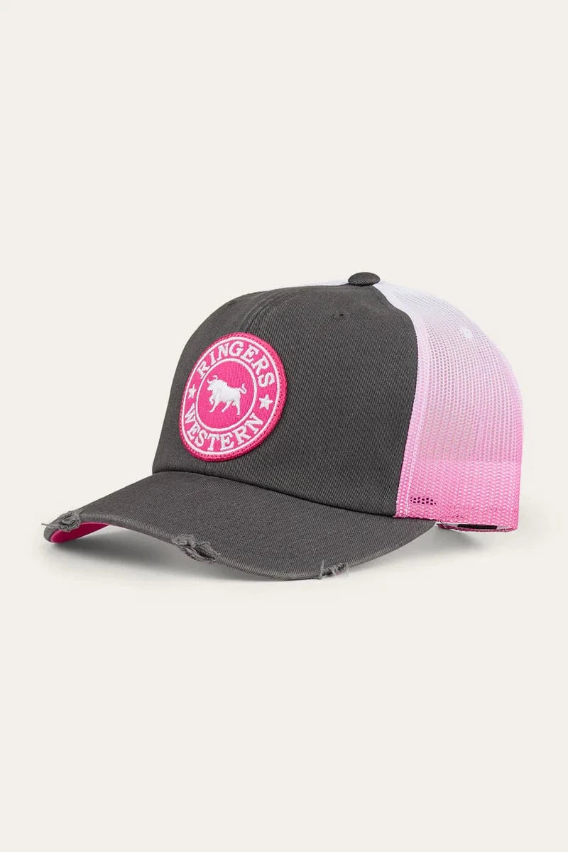 Ringers Western Caps Grey/Candy Pink Ringers Western Cap Trucker Quinn