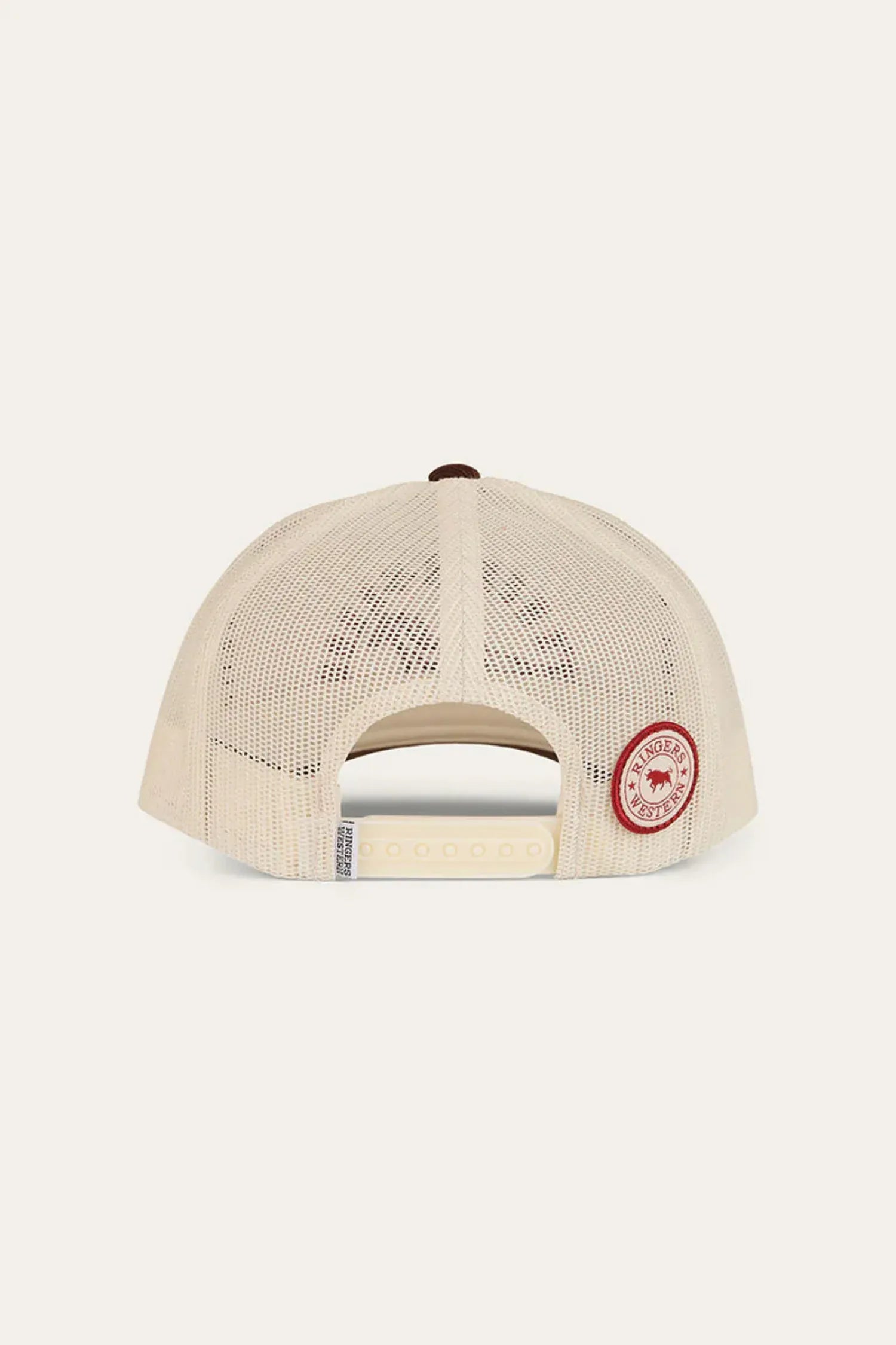 Ringers Western Caps Off White/Chocolate Ringers Western Cap Lets Horse Around Trucker