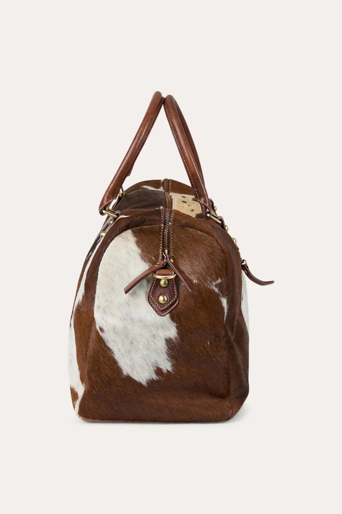 Ringers Western Gear Bags - Luggage Off White/Brown Ringers Western Duffle Bag Toro Fur