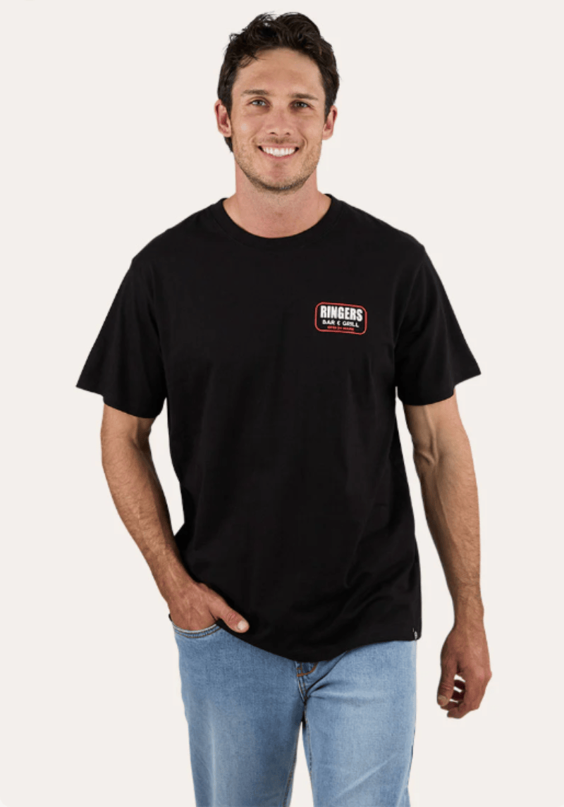 Ringers Western Mens Shirts Ringers Western Tee Mens Grill Loose Fit