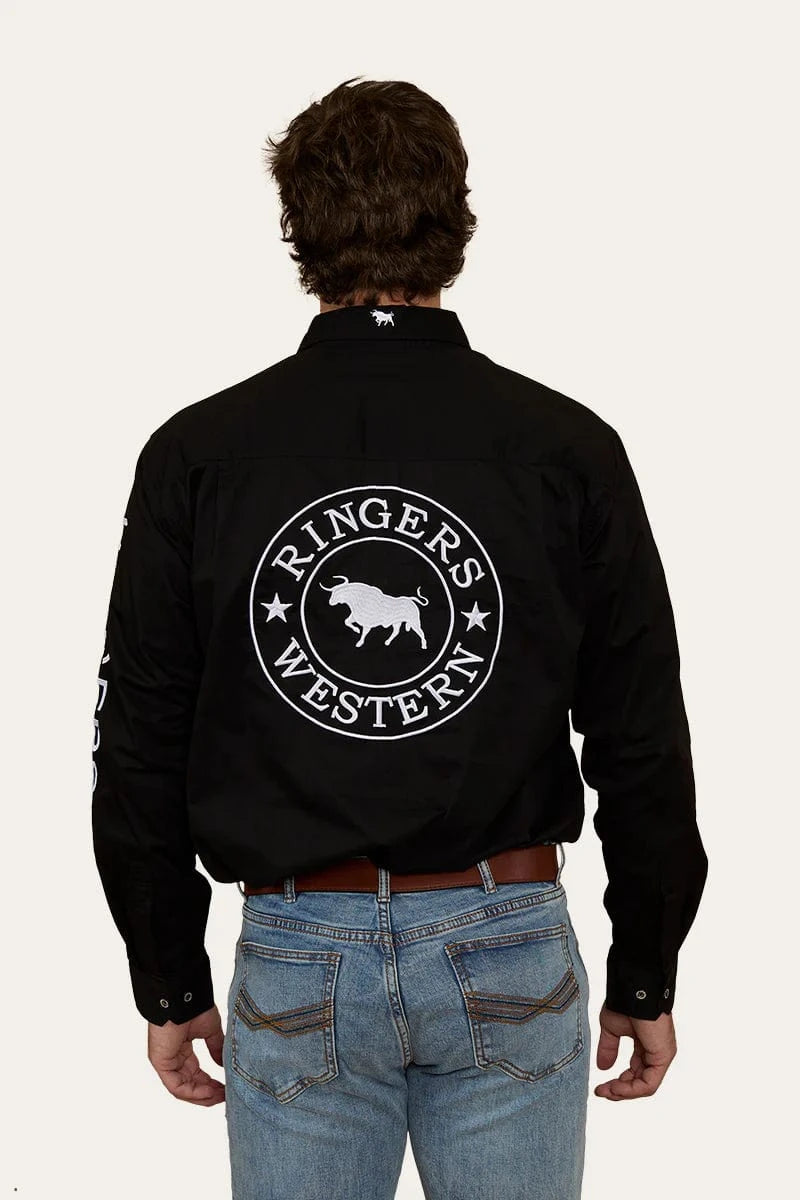 Ringers Western Mens Shirts Ringers Western Workshirt Mens Hawkeye Half Button